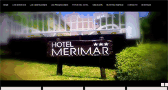 Desktop Screenshot of hotelmerimar.com.ar